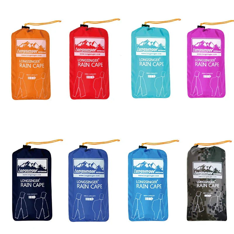 Vielseitiger, Leichter und Wasserdichter Outdoor-Poncho für Abenteuer