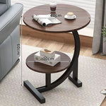 Elegant, Space-Saving Mini Side Table with Two Tiers