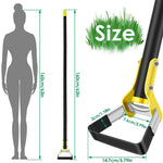 Ergonomic Garden Hoe | Efficient Stainless Steel Weed Puller