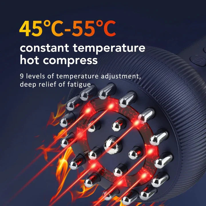 Vielseitiger 4-in-1 Entspannungs-Massager mit Wärme und Vibration