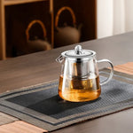 Elegante Teekanne aus Borosilikatglas – Ideal für Teeliebhaber
