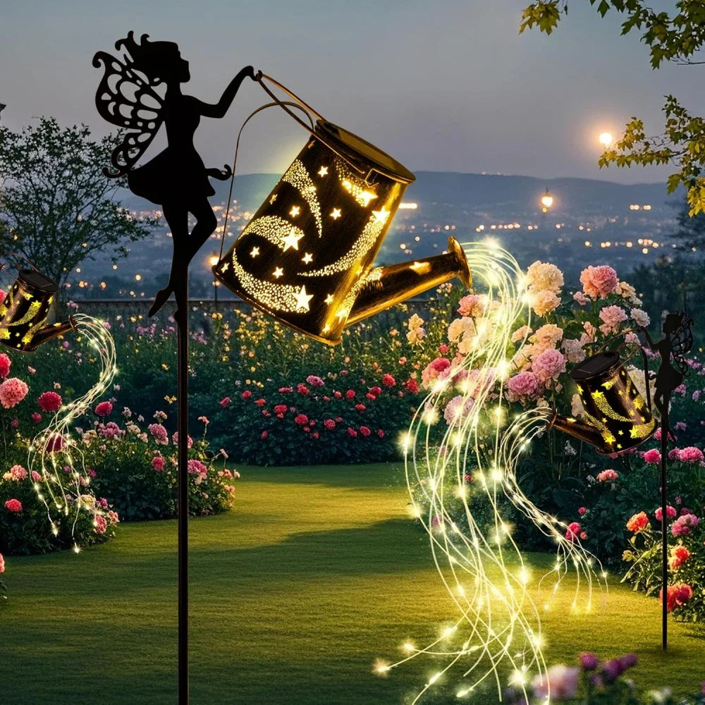 Garden Magic | Solar-Powered Watering Can for Atmospheric Lighting