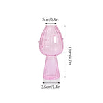 Elegant Mushroom Glass Vase for Hydroponic Plant Displays