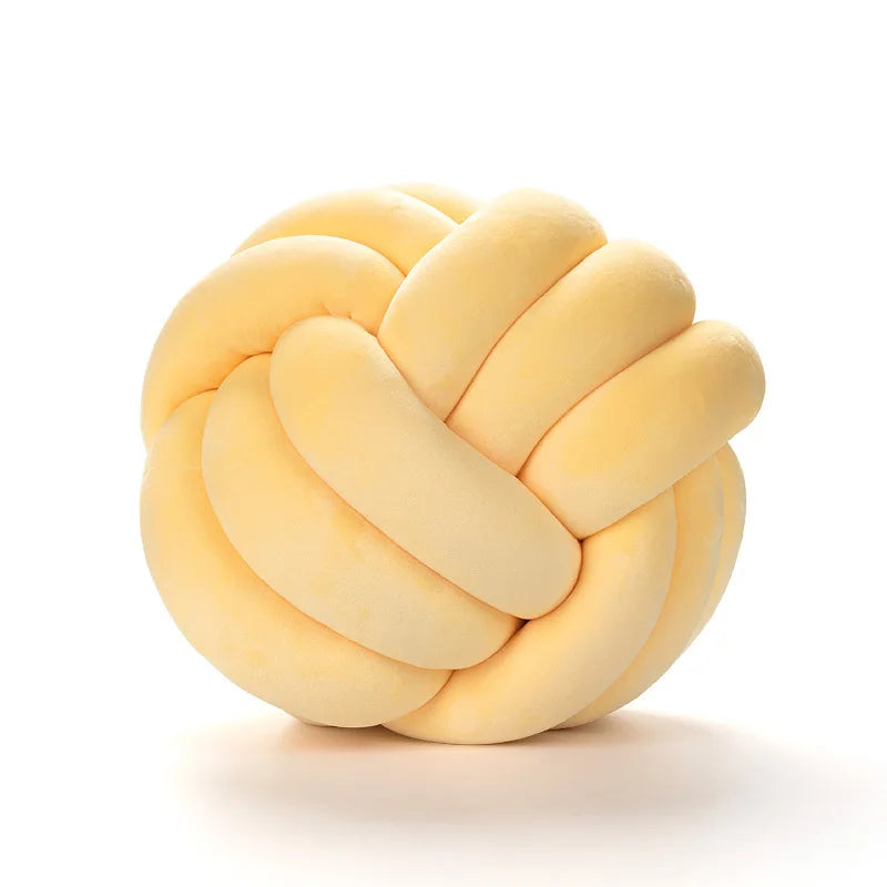 Samt Kissen mit Knoten