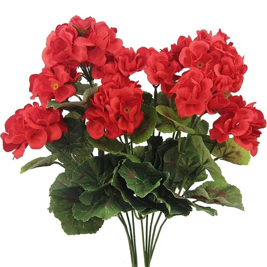 Elegant Artificial Begonia for Wedding and Home Decoration