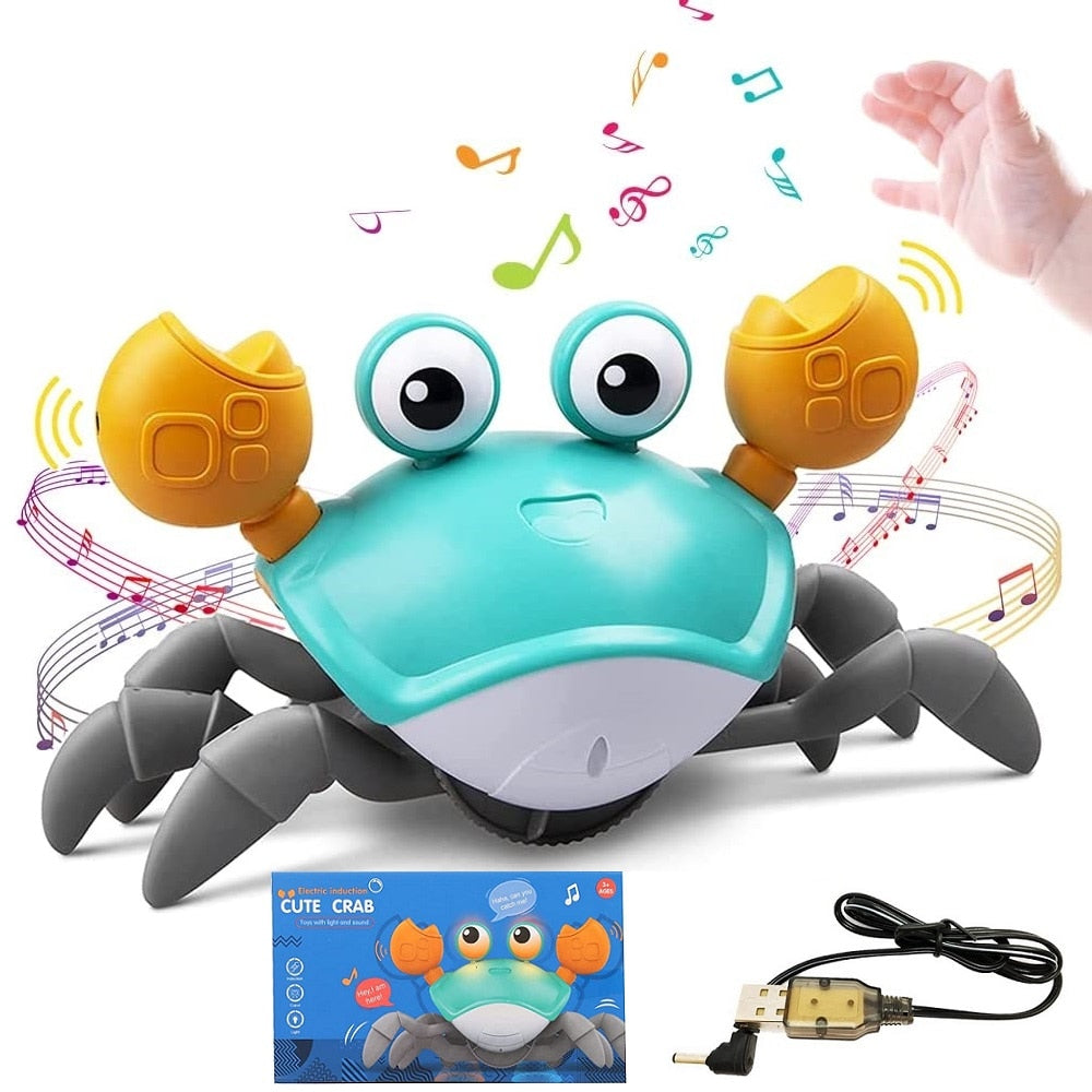 Kreativer Krabbenspielzeug mit Musik und Licht