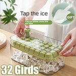 Silikon-Eiswürfelschale mit 32 Fächern