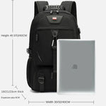 Technischer Trekking-Rucksack mit USB-Anschluss – 50L-80L Volumen