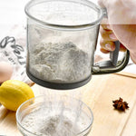 Kuchenprofi Flour Sifter | One-Handed Operation & Precision Sieve | 250ml