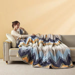 Flannel Comfort Blanket | Extra Thick, Soft, and Cuddly | All-Season Blanket