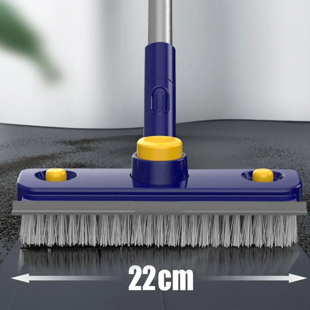 V-förmige Bodenbürste mit langem Griff und Kantenreiniger | CleanMaster
