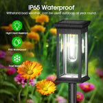 Solarleuchten im Laternenstil – 2er Set für den Garten