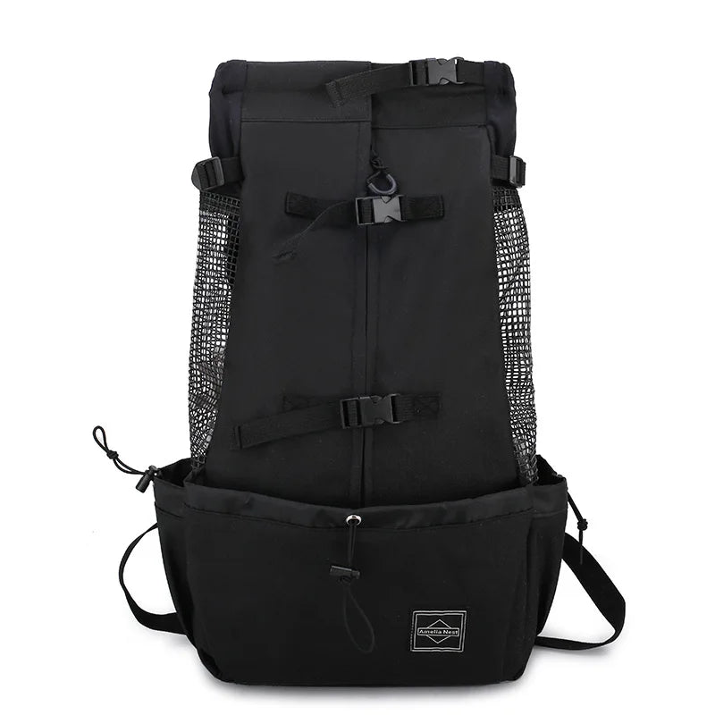 Hunderrucksack für Reisen und Outdoor, atmungsaktiv