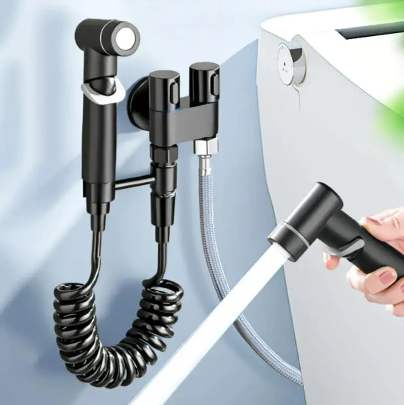 HygieneLux Bidet-Set – Elegantes Wandmontage-Design für Ihr Bad