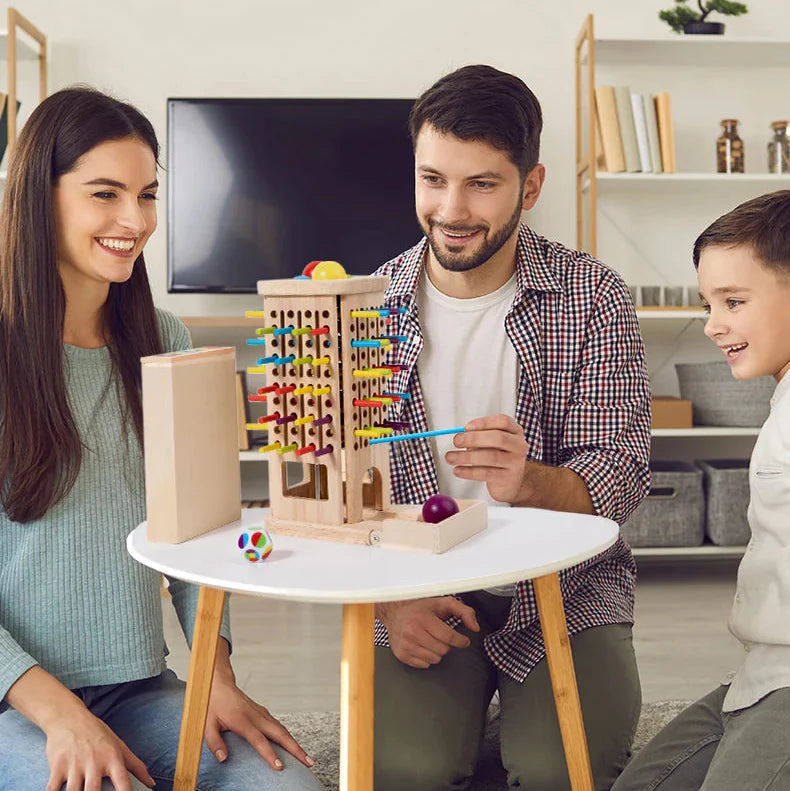 Entdecke den Lernspaß mit dem Holzspielturm für Kinder