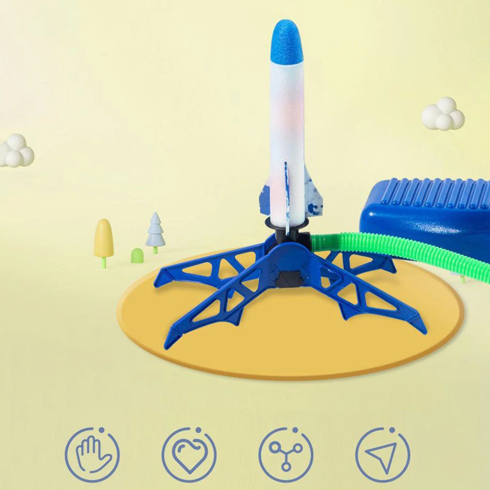 Feder-Rakete – Endloser Spielspaß