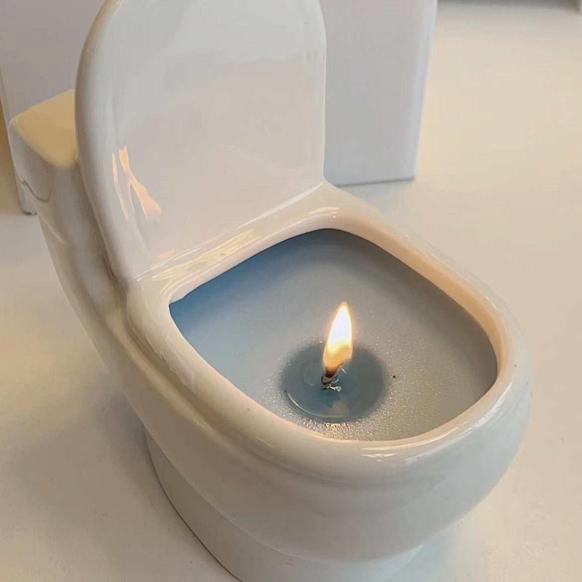 Kreative Lustige Aromatherapie Kerze für die Toilette