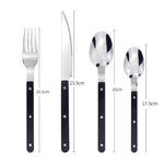 Elegantes 24-teiliges Essbesteckset für stilvolle Anlässe