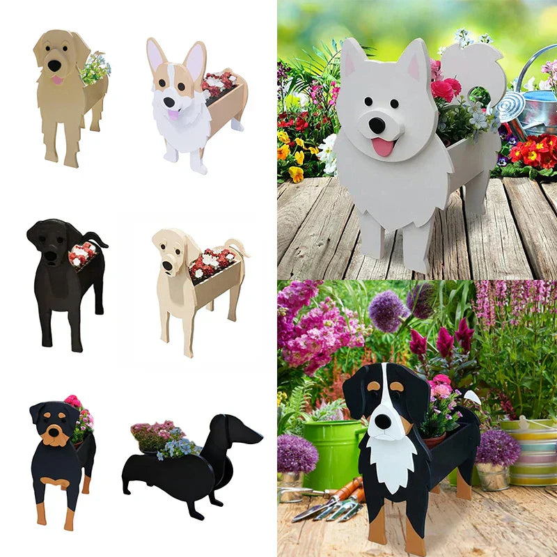 Hundefreundlicher Blumentopf – Verspielter Pflanzenbehälter
