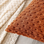 Boho Ripp-Cord-Kissenbezug – Stilvolle gestreifte Dekokissenhülle für Sofa oder Bett