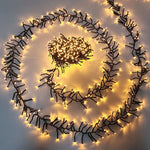 10 Meter LED-Lichtschlauch mit 1000 warmweißen Lichtern für Innen und Außen