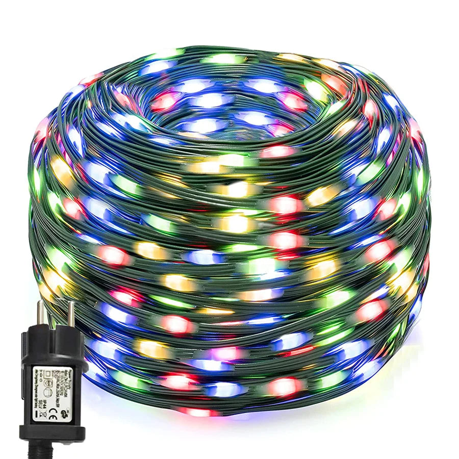 Wasserdichte LED Lichterkette – Außenbeleuchtung für Garten und Terrasse