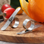 FruchtSchäler Pro | Edelstahl Fingerring Obstschäler