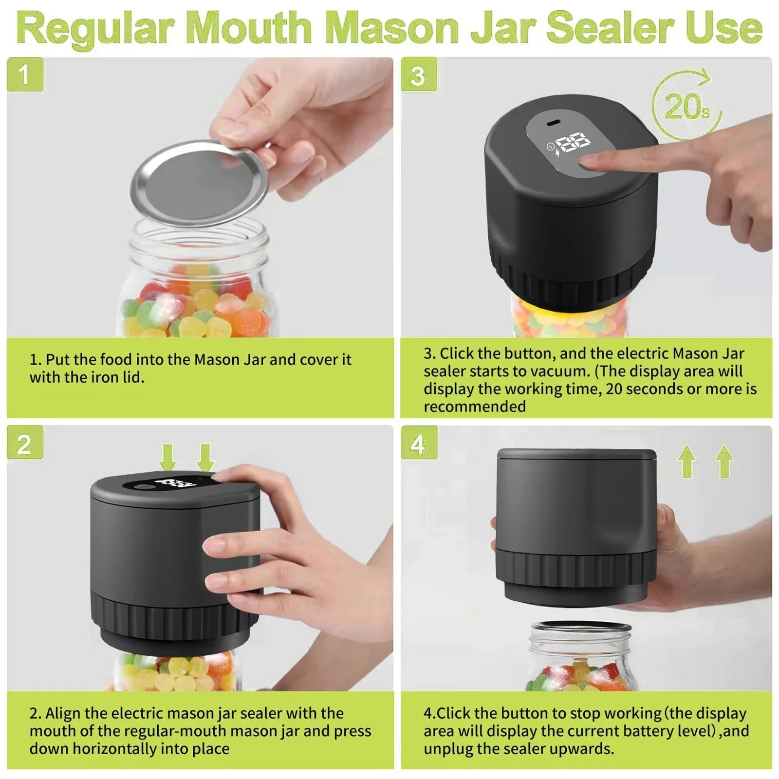 FreshKeeper | Innovative Vacuum Sealer for Glass Containers