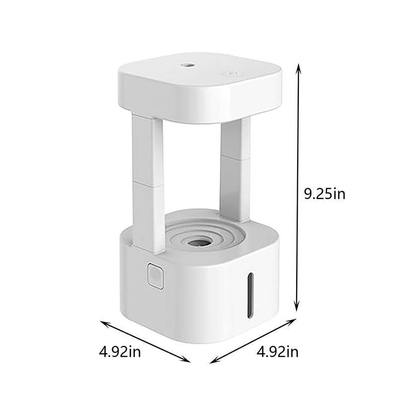 Luftbefeuchter mit Wasserfall-Design und Anti-Schwerkraft-Technologie
