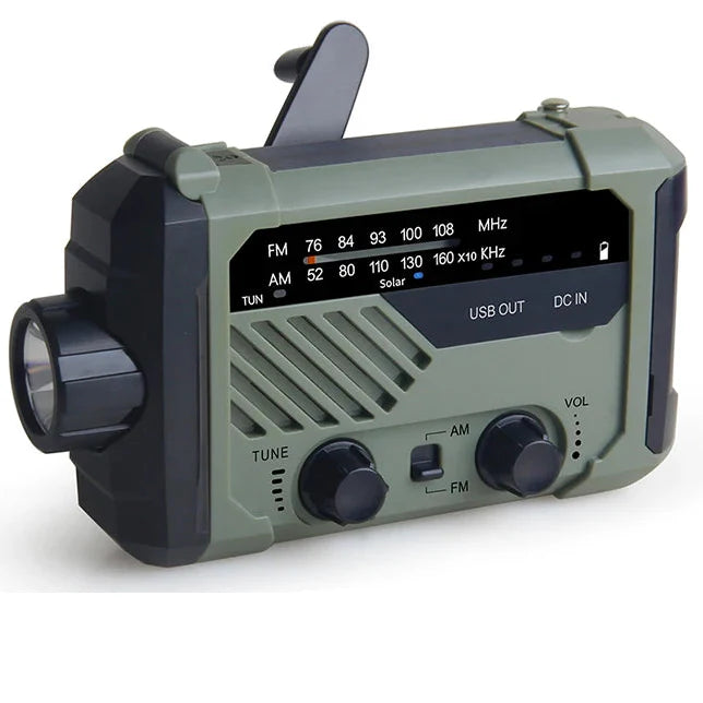 Survivor – Multifunctional Emergency Radio with Solar Power and Hand Crank
