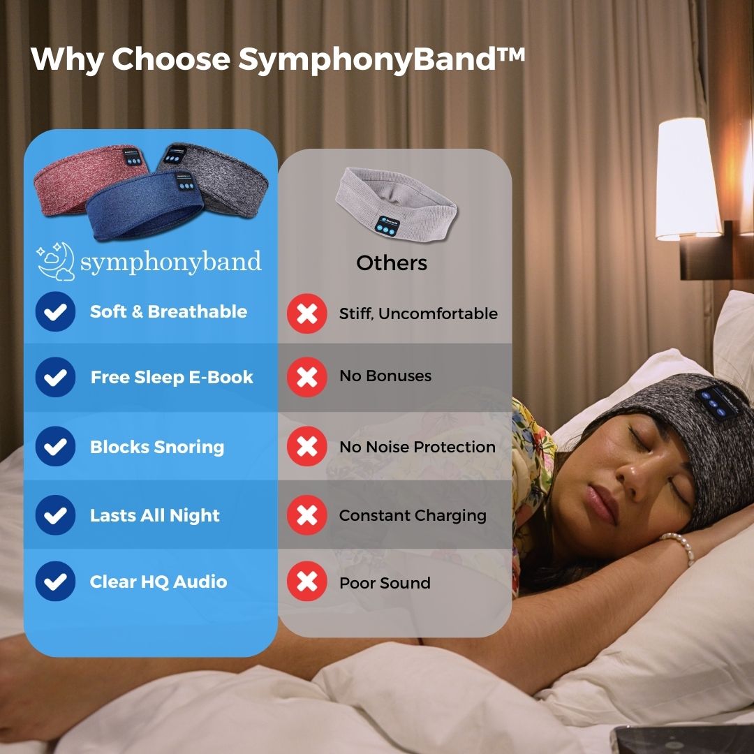 Schlafband mit kabellosen Kopfhörern – Entspanntes Schlafen und Relaxen