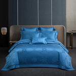 Heavenly Blue Egyptian Cotton Bedding Set