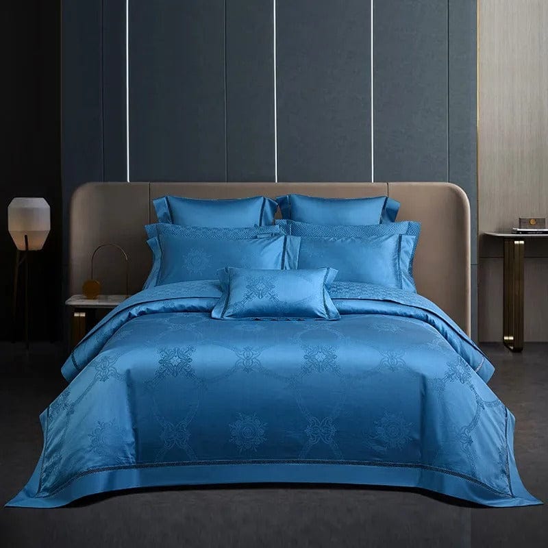 Heavenly Blue Egyptian Cotton Bedding Set