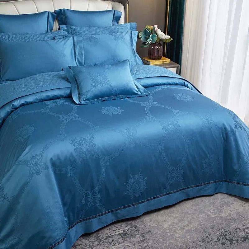Heavenly Blue Egyptian Cotton Bedding Set