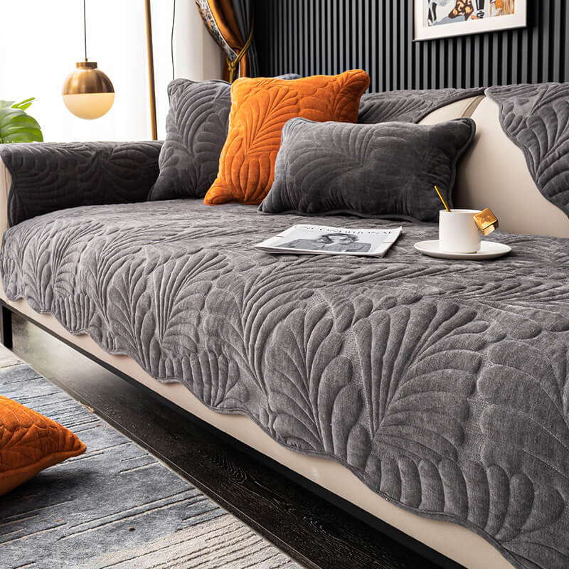 Elegante Baumwollmatte für Sofaschutz 70x210 | CozyGuard