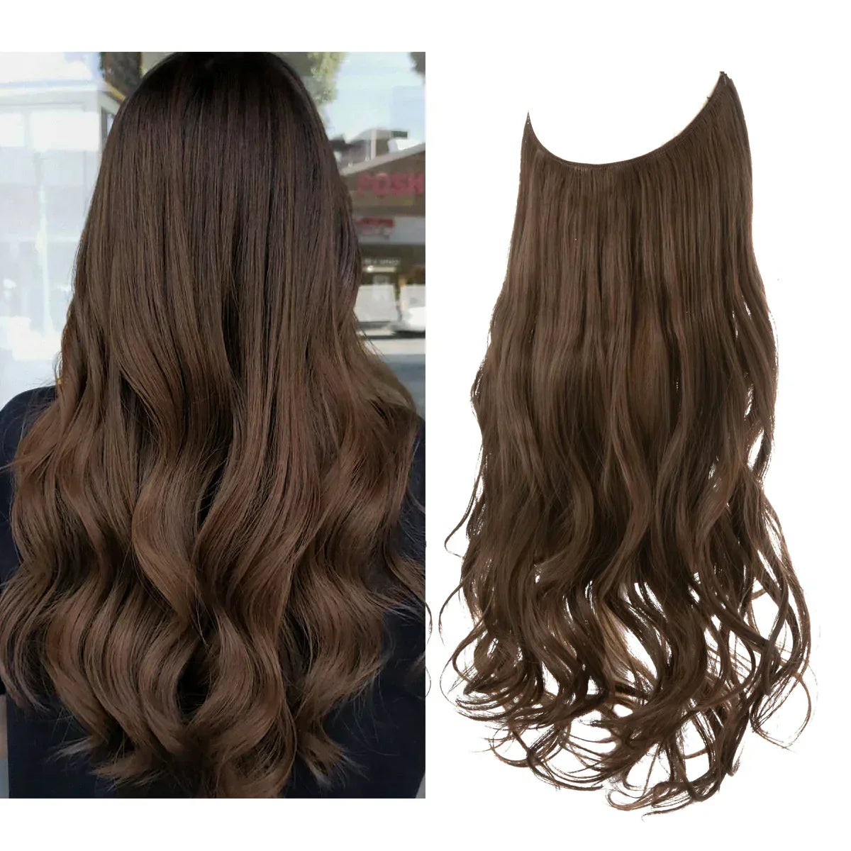 Natürliche Haarverlängerung | Premium Echthaar-Extensions | Hitzebeständig und Langlebig