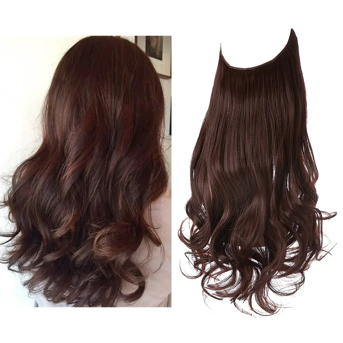 Natürliche Haarverlängerung | Premium Echthaar-Extensions | Hitzebeständig und Langlebig