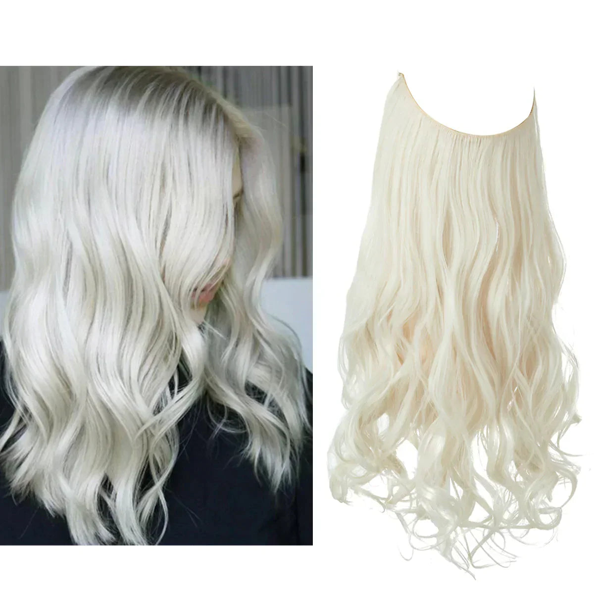 Natürliche Haarverlängerung | Premium Echthaar-Extensions | Hitzebeständig und Langlebig