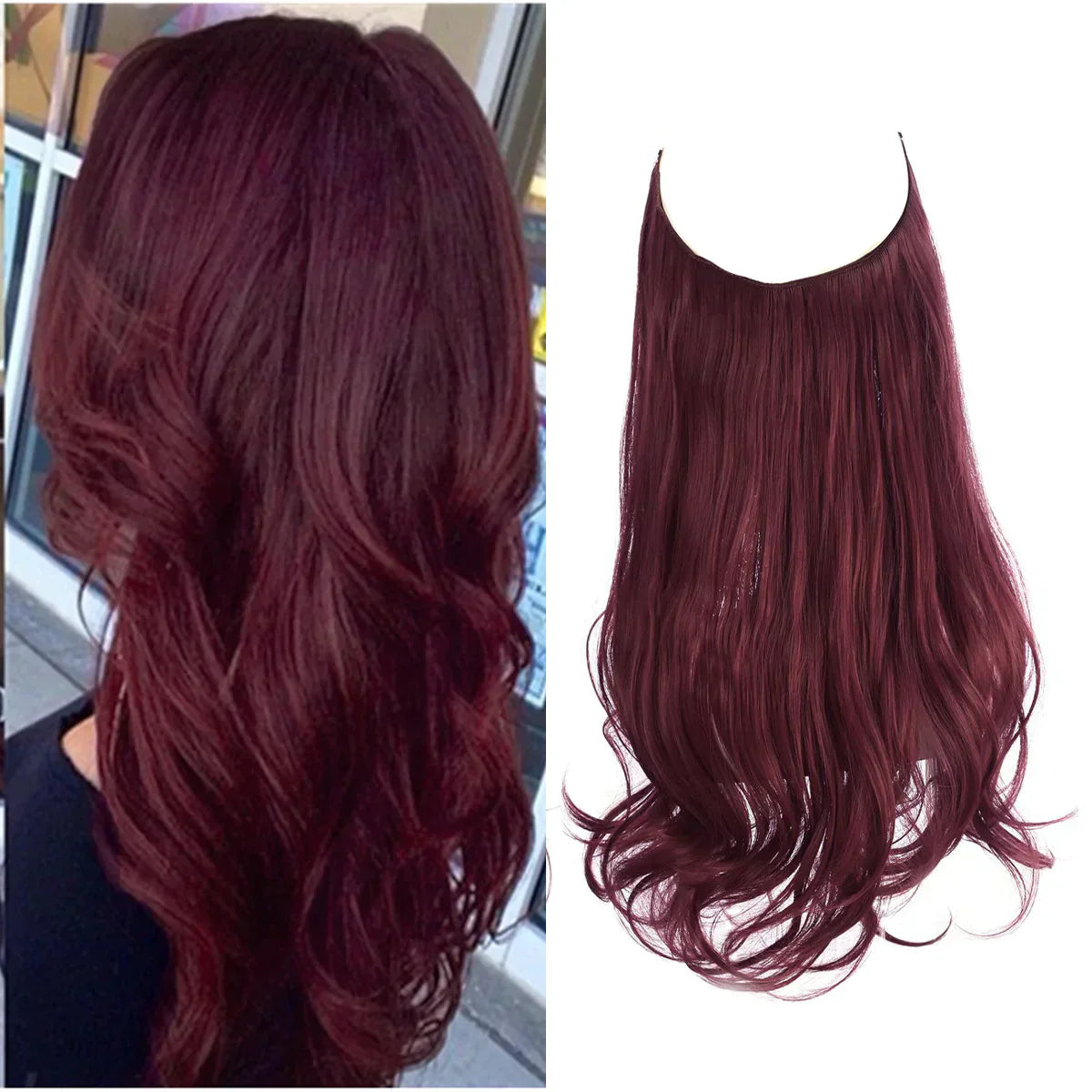 Natürliche Haarverlängerung | Premium Echthaar-Extensions | Hitzebeständig und Langlebig