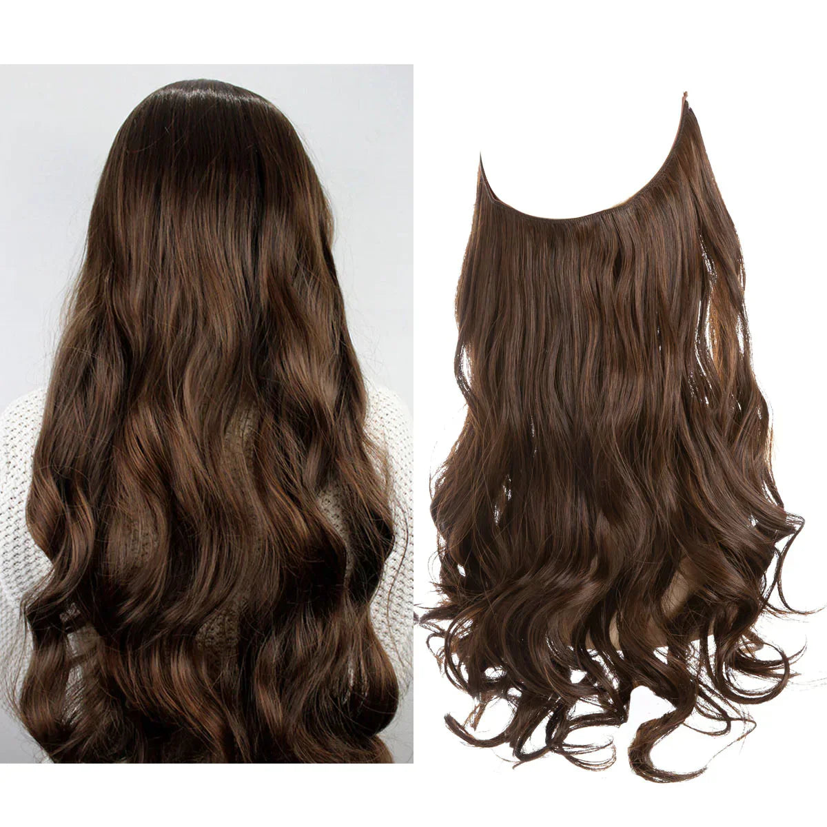 Natürliche Haarverlängerung | Premium Echthaar-Extensions | Hitzebeständig und Langlebig