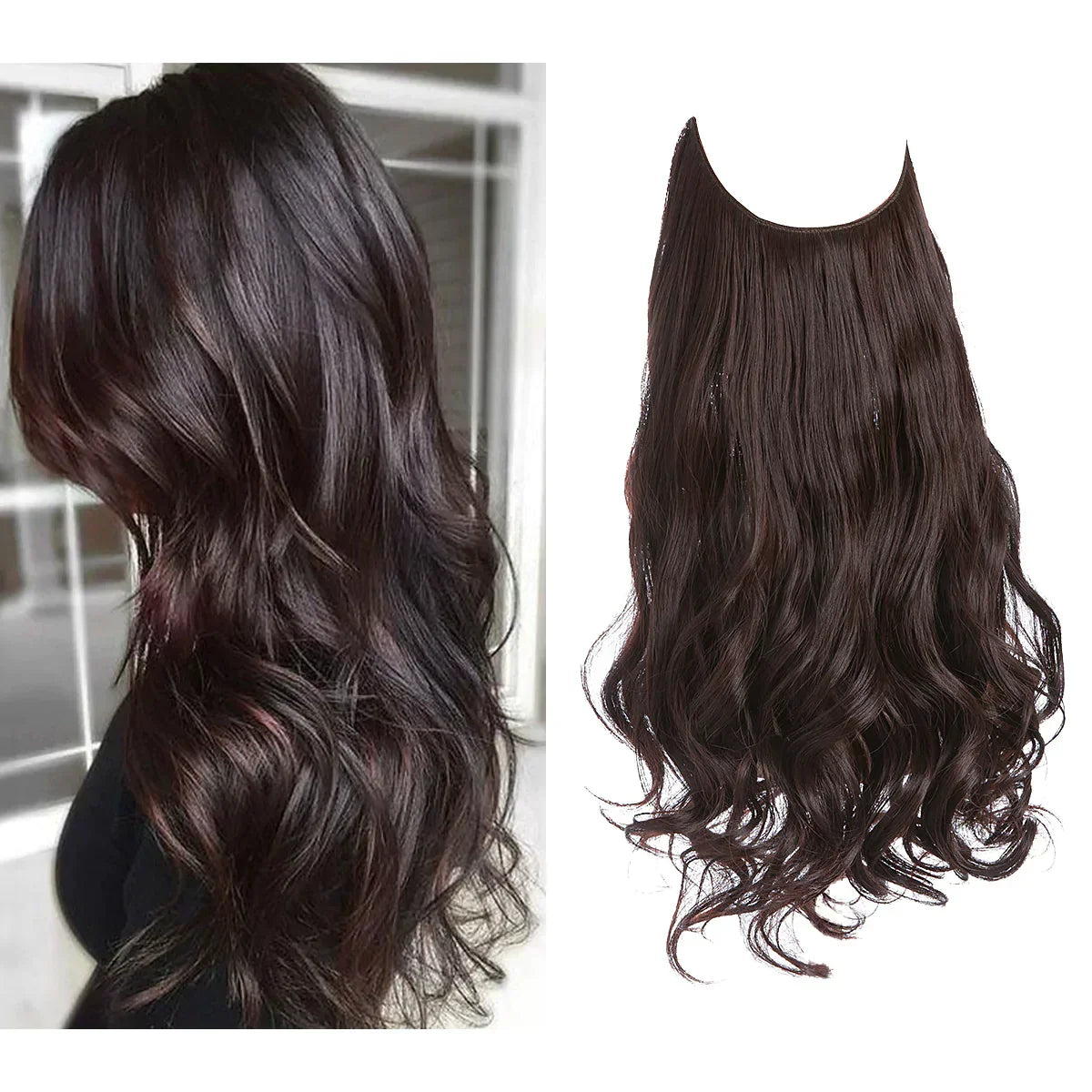 Natürliche Haarverlängerung | Premium Echthaar-Extensions | Hitzebeständig und Langlebig