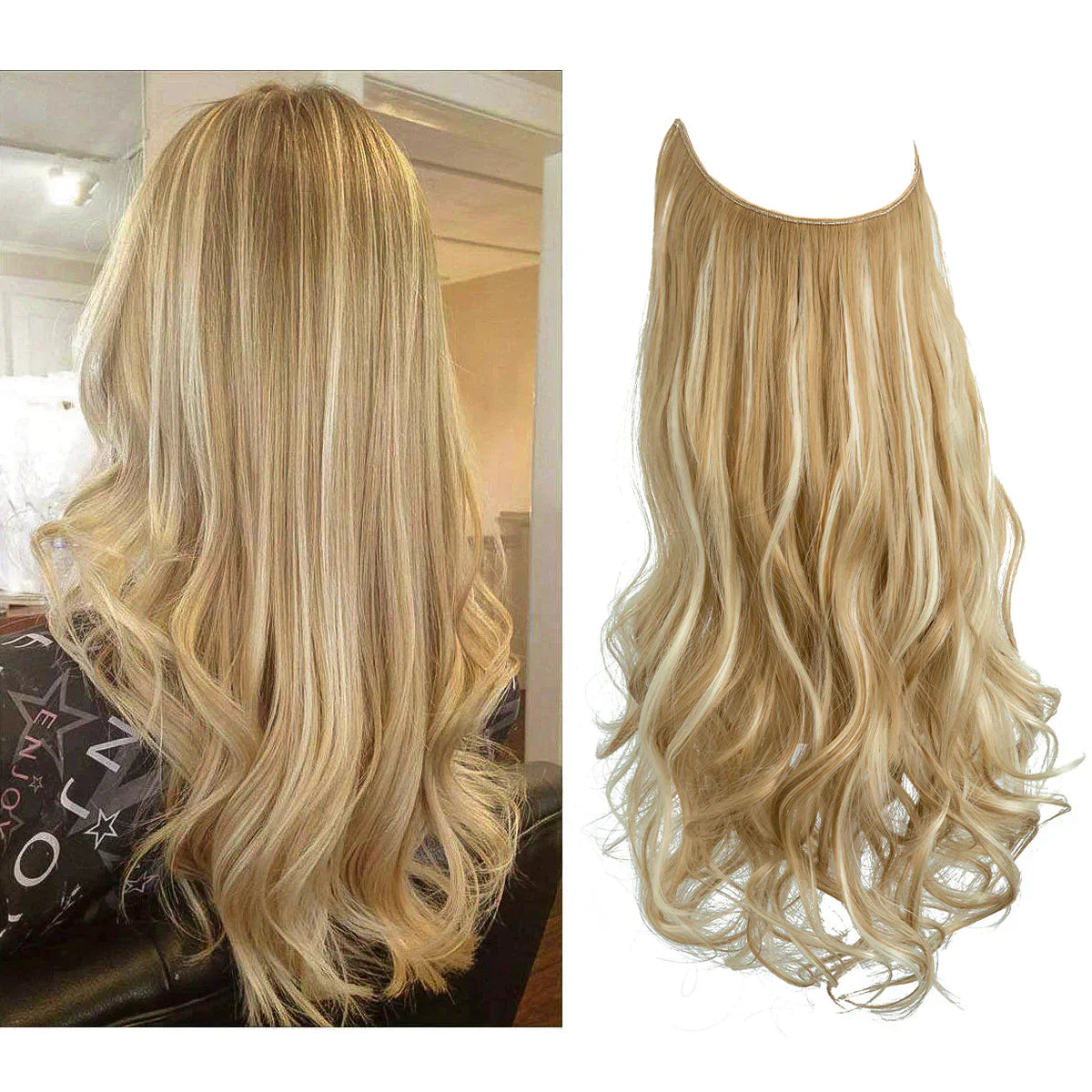 Natürliche Haarverlängerung | Premium Echthaar-Extensions | Hitzebeständig und Langlebig