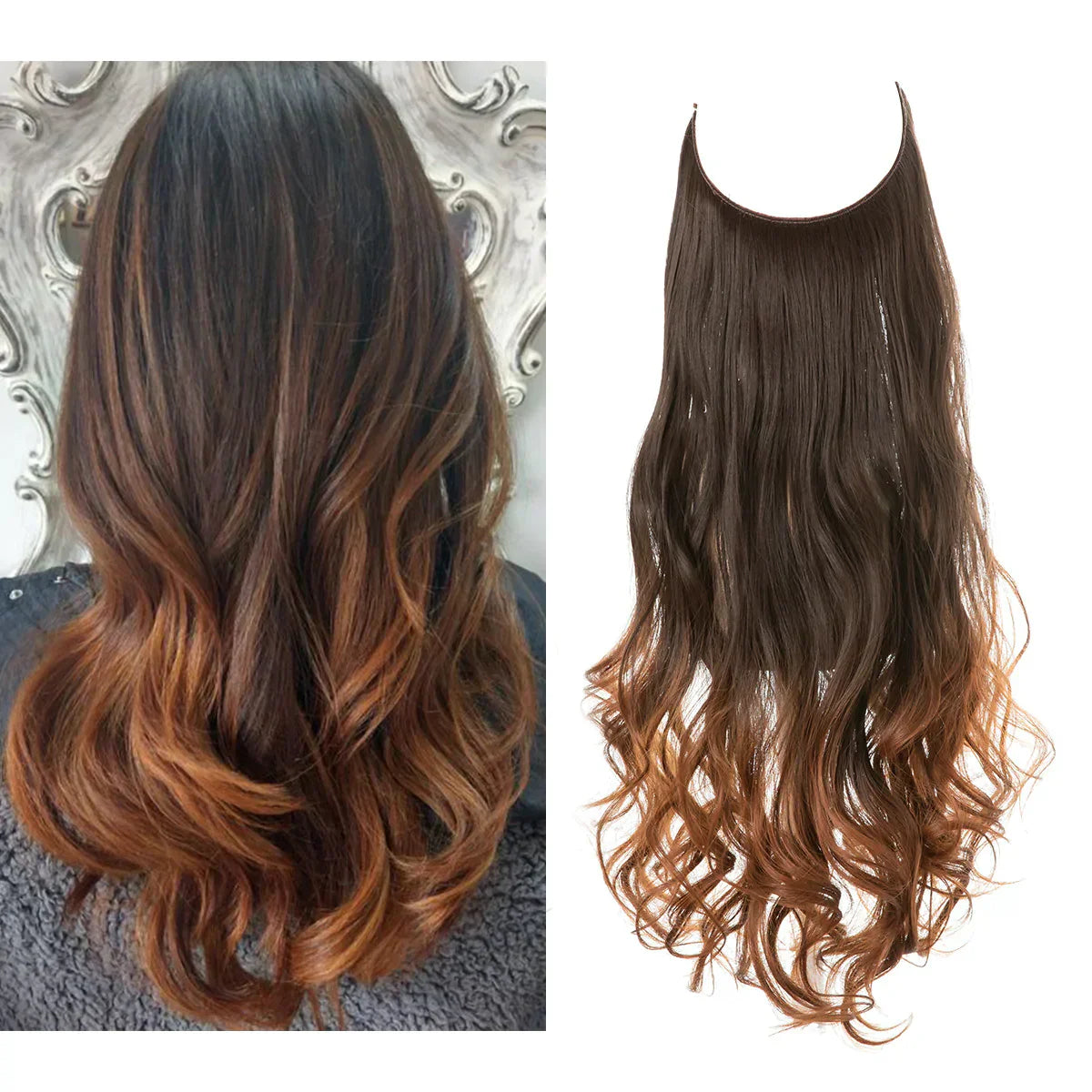 Natürliche Haarverlängerung | Premium Echthaar-Extensions | Hitzebeständig und Langlebig