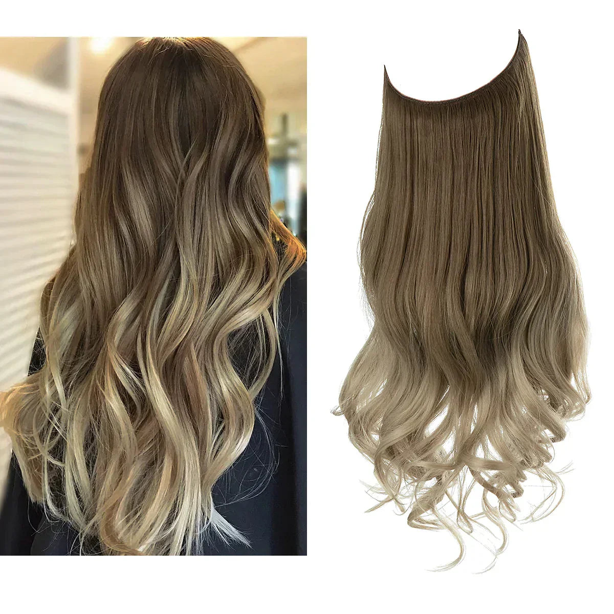 Natürliche Haarverlängerung | Premium Echthaar-Extensions | Hitzebeständig und Langlebig