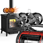 4-Blatt Ventilator für Holzofen und Kamin – Kaminofen-Lüfter