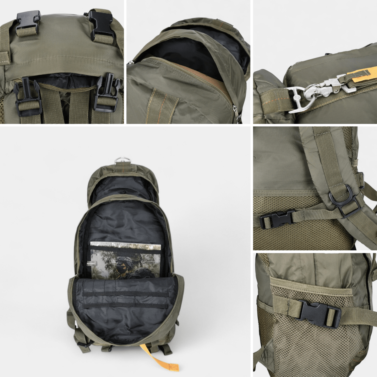 Robuster Outdoor-Rucksack 30L aus strapazierfähigem Nylon