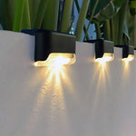Solarbetriebene Außenleuchten mit Bewegungsmelder – 4er Set
