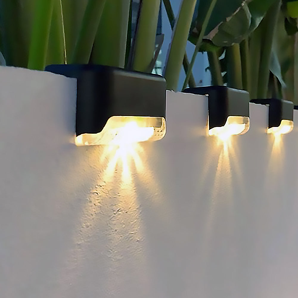Solarbetriebene Außenleuchten mit Bewegungsmelder – 4er Set