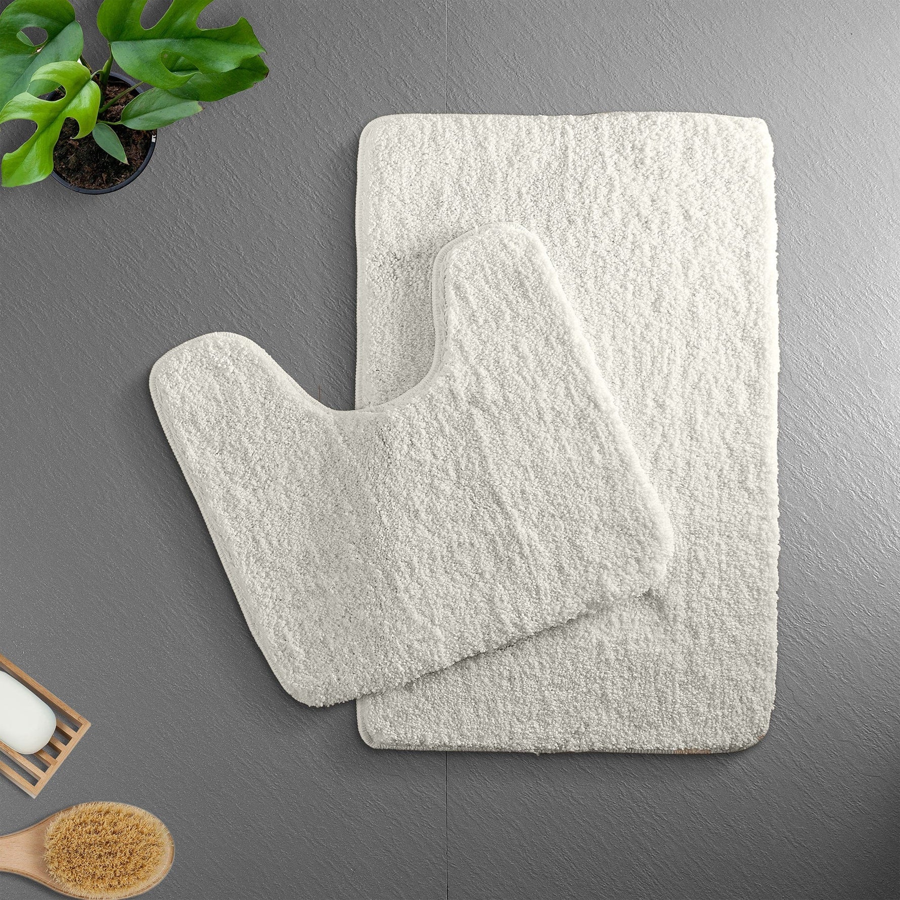 Luxus-Mikrofaser Badezimmermatte – Ultraweiche, rutschfeste Matte mit schneller Wasseraufnahme