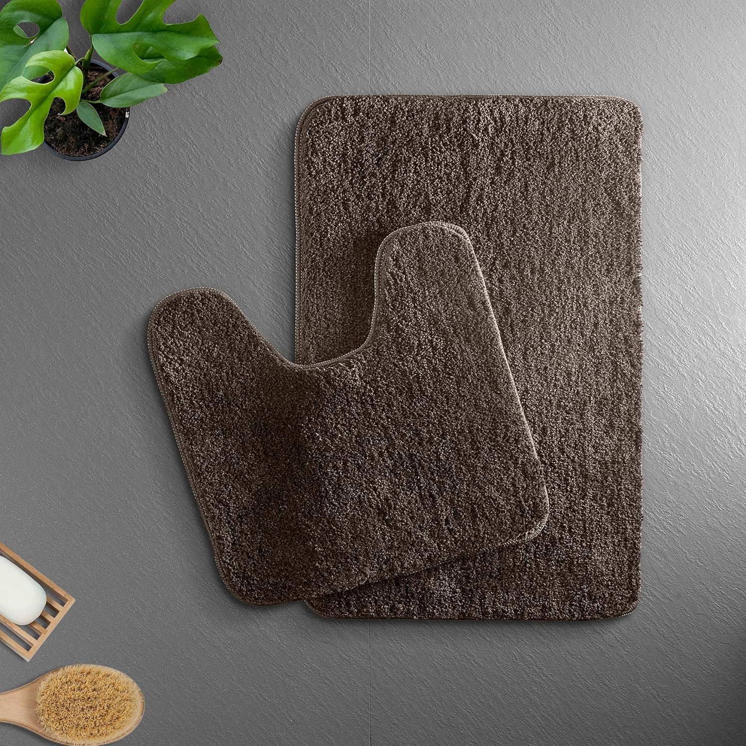 Luxus-Mikrofaser Badezimmermatte – Ultraweiche, rutschfeste Matte mit schneller Wasseraufnahme